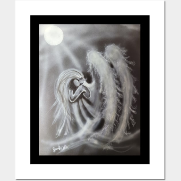 Airbrush angel Wall Art by JMC Designs 